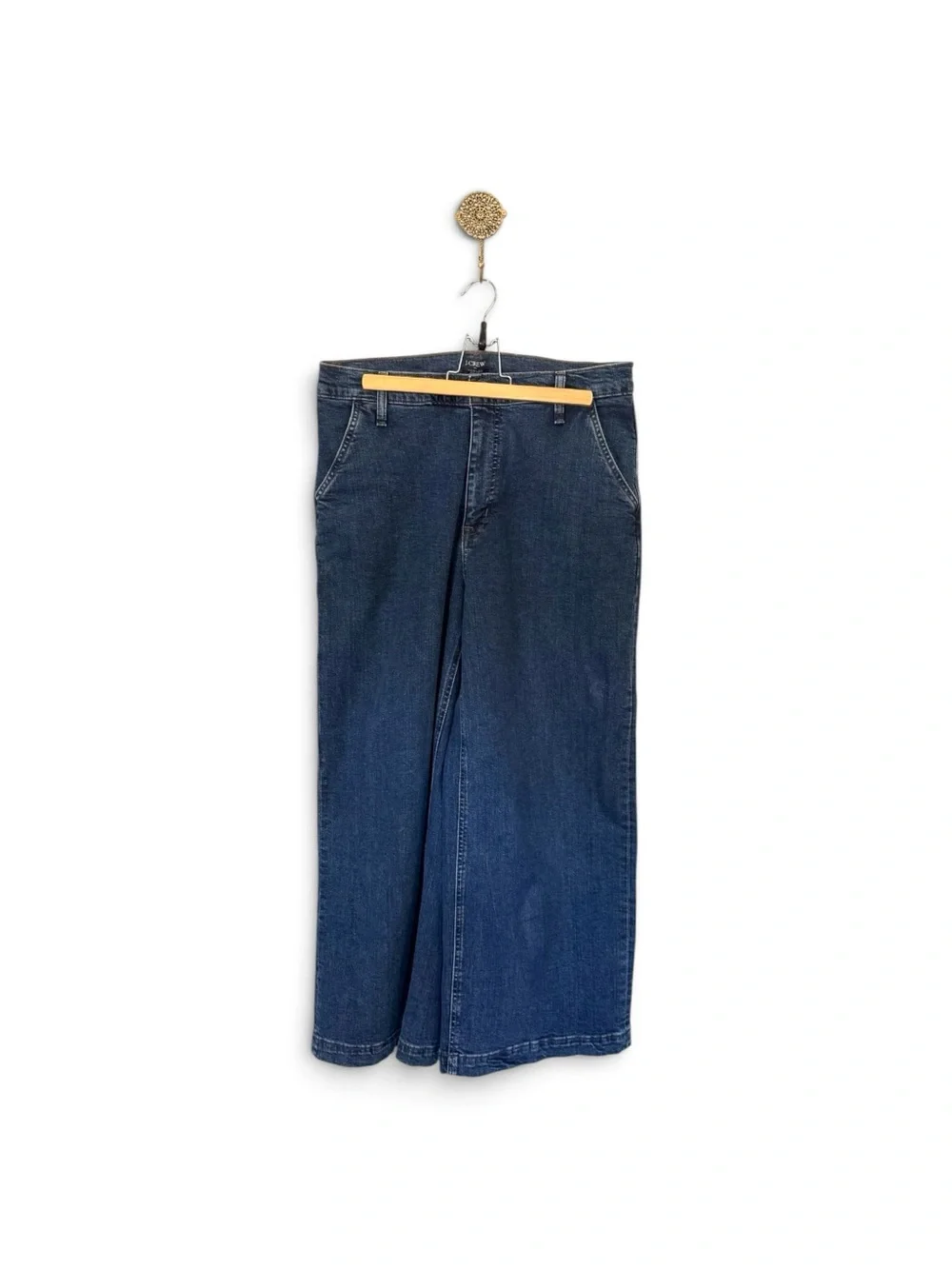 J.Crew Wide-Leg Crop | Size 31 | Medium Wash